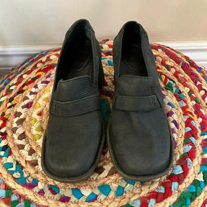 Dr. Martens leather heeled loafers